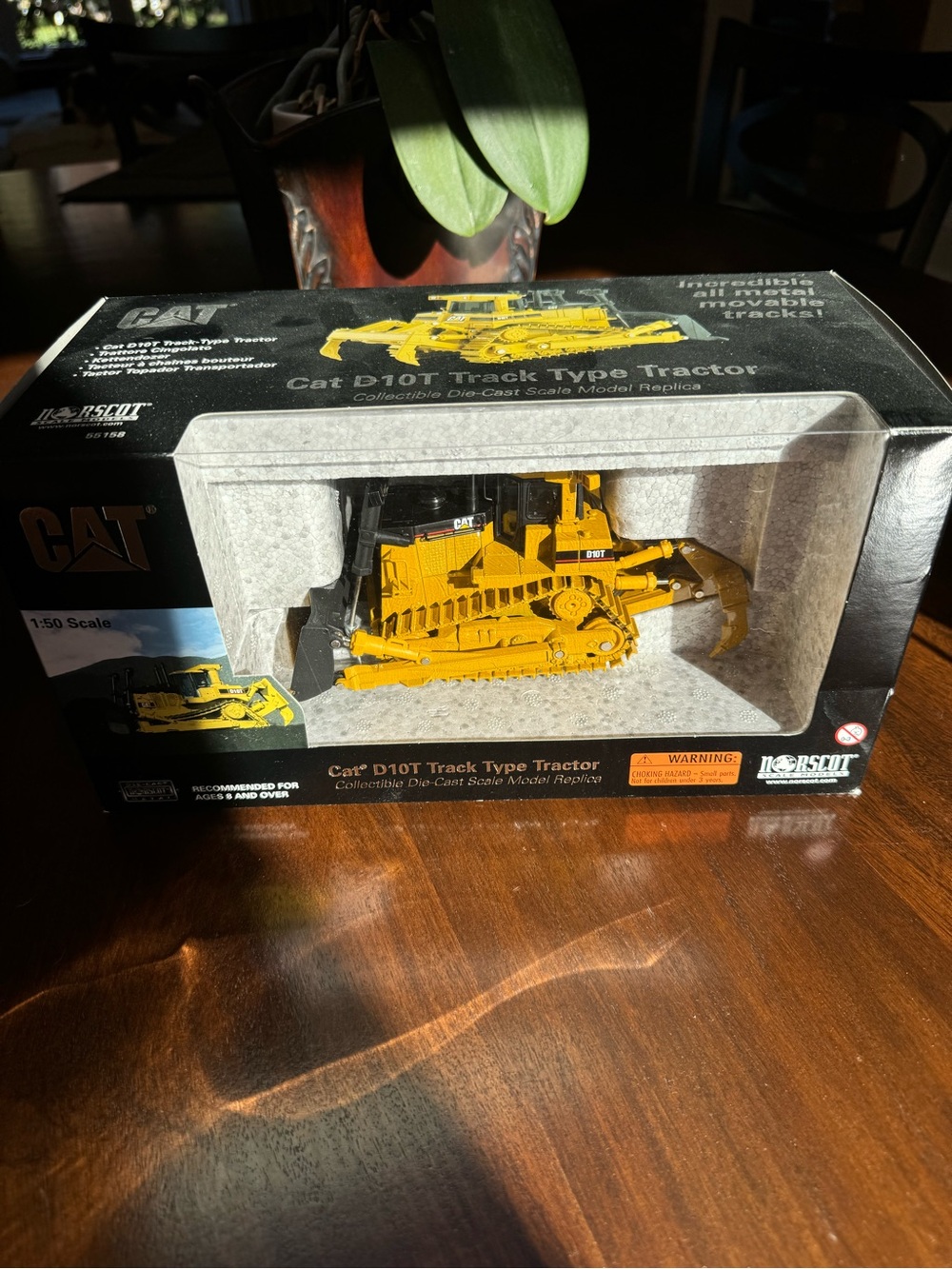 CAT D10T Track Type Tractor Die-Cast Model - Yellow